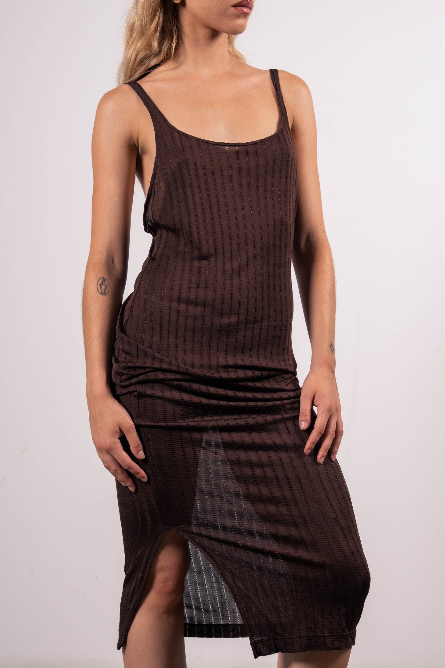 Sheer strap dress (36-38)