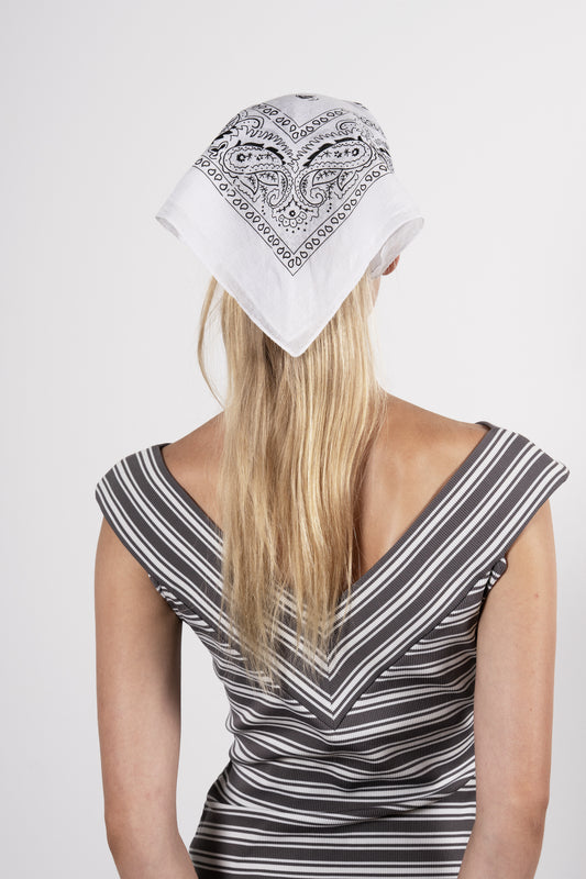 White bandana