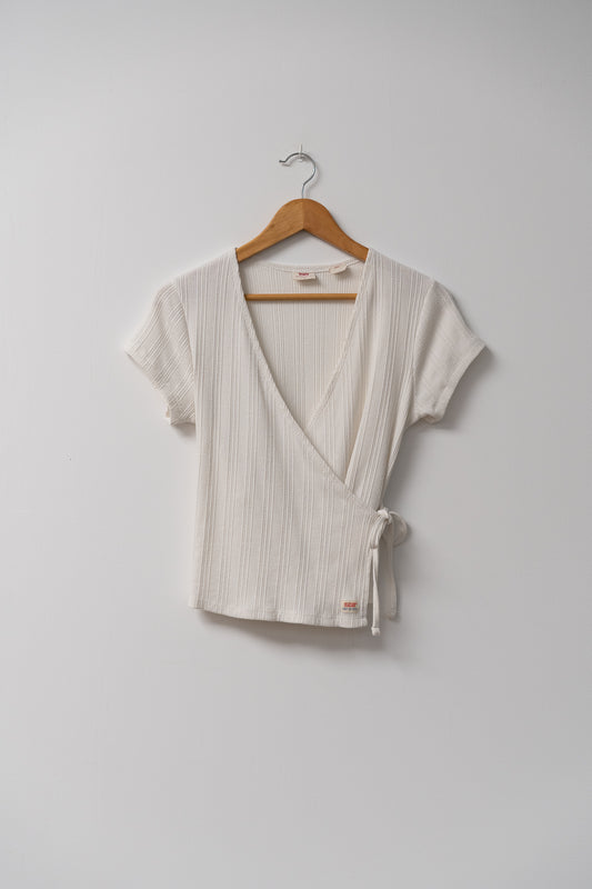 Wrap tee (S)