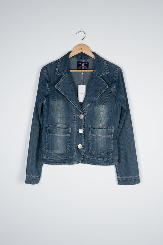 Y2K denim blazer (36-38)